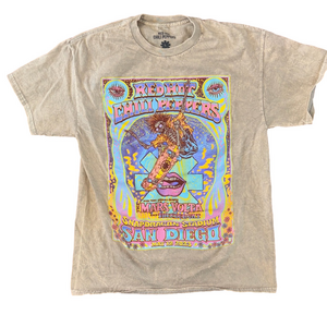 Red Hot Chili Peppers Women's Short Sleeve Concert Tee Shirt Size Large
